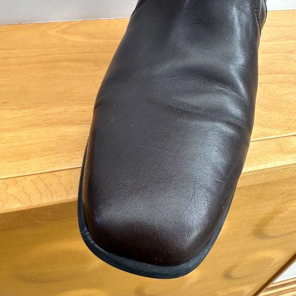 Blondo Canada Brown Smooth Leather Side Zip Ankle Boots Women Size 11 AA Narrow - Picture 10 of 16